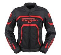 Furygan MYSTIC EVO VENTED, Americana De las mujeres, Noir-Rouge,