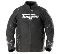 Furygan Neon Kid Chaqueta textil impermeable para niños, negro, tamaño 10 años