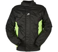 Furygan Neptun Evo Chaqueta impermeable, negro-amarillo, tamaño S para Hombres
