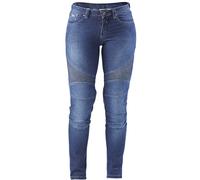 Vaqueros de moto para mujer Furygan Purdey Evo Slim en color azul W28/L30