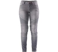Furygan Purdey Evo Slim Vaqueros de moto para mujer, gris, tamaño 30 32