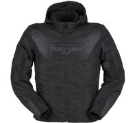 Furygan Shard Chaqueta textil impermeable para motocicletas, negro, Talla XL