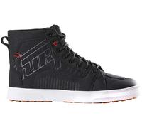 Furygan Stockton Air D3O Zapatos de moto, negro/rojo, Talla 44