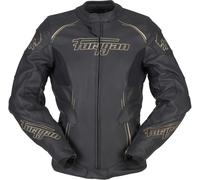Furygan Trinity Chaqueta de cuero de la motocicleta de las señoras, negro, Talla M