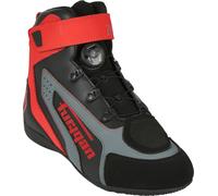 Furygan V4 Easy D3O WP Zapatos de motocicleta, negro-rojo, tamaño 46 para Hombres