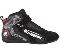 Furygan V4 Vented Zapatos de motocicleta, negro-gris, tamaño 43 para Hombres