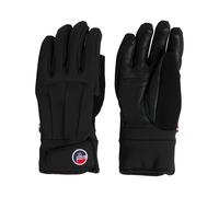 Fusalp - Guantes de esquí - Mitten Fake Fur Desert/Neige de Cuero - Talla 7.5 - Beige Beige 7.5