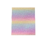 Fuse Bead Ironing Mat - Reusable Heat Resistant Pad, Rainbow Glitter Iron On Sheet, Craft Press, Bead Melting Protection Mat, Smooth Heat Transfer Base Suitable Art Projects Craft Activities