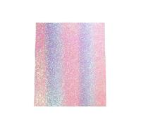 Fuse Bead Ironing Mat - Reusable Heat Resistant Pad, Rainbow Glitter Iron On Sheet, Craft Press, Bead Melting Protection Mat, Smooth Heat Transfer Base Suitable Art Projects Craft Activities