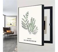 Fuse Box Cover, Electric Meter Box Decorative Painting Decoration Creative Hanging Picture Wall Mounted Fuse Box Cover Cabinet Decoration(Size:35x45cm,Color:H)(I,30x40cm)