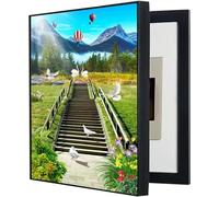 Fuse Box Cover, Electric Meter Box Decorative Painting Hide Paintings Wall Decoration Power Box Cover Switch Box Canvas Poster Paintings(Size:35x45cm,Color:I)(I,50x60cm)