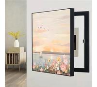 Fuse Box Cover, Fuse Box Cover Wall Mounted Electrical Panel Cover Cabinet Decorative Electrical Panel Cover Decorative Hide Meter Electric Meter Box Decorative Painting Various(H,60x80cm)