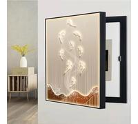 Fuse Box Cover, Fuse Box Cover Wall Mounted Electrical Panel Cover Cabinet Decorative Electrical Panel Cover Decorative Hide Meter Electric Meter Box Decorative Painting Various(G,40x50cm)