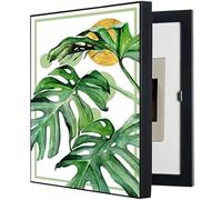 Fuse Box Cover, Meter Box Decorative Painting Wall Mounted Electrical Panel Cover Multifunctional Removable Electric Meter Cover Box Creative Switch Box(Size:35x45cm,Color:H)(C,35x45cm)