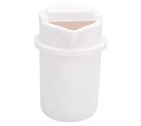 Fused Quartz Crucible Foundry Cup, 1kg Quartz Melting Crucible Cup with Lid Gold Silver Platinum Smelting Refining Tool 1kg