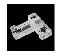 Fused Quartz Flow Cell with Threads, Laboratory Liquid Chromatography Analysis Vessel