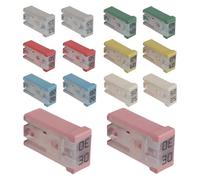Fuses Automotive Kit - 14pcs Small Slotted Cartridge Fuses - 15A, 20A, 25A, 30A, 40A, 50A, 60A, Installation Accessories & Harnesses Replacement FusSes, Assorted FusSes For Cars, Trucks, SUVs