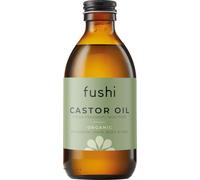Fushi Organic Castor Oil 250ml - 100% Pure Cold Pressed & Freshly Pressed for Dry Skin & Hair Growth, Eyelashes & Eyebrows, Hexane Free, Natural, Food-Safe (Packaging May Vary)