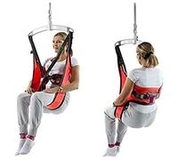 Fushida Hoyer - Eslinga de elevación para pacientes y duchas de pacientes, cabestrillo de elevación grande para personas mayores, bariátricas en U, se ajustan a invacare/Hoyer Lift, XL