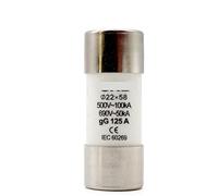 Fusible 10 piezas AC 500 V RO17 fusible de cerámica soplado rápido RT18-125 22X58 gG recorte 10A 16A 20A 25A 32A 40A 50A 63A 80A 100A 125A(63A)