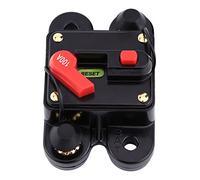 Fusible 12V 100A 12V-24V 80-300A DC Coche Auto Marine Bicicleta Estreo Audio Interruptor de Circuito Restablecer Fusible(100A)