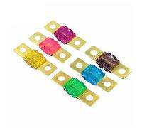 Fusible ANS de 100 Uds., 20A, 30A, 40A, 50A, 60A, 70A, 80A, 100A, 125A, 150A, 175A, ANL, fusibles chapados en oro for coche, Mini fusible AFS Audio estéreo for(150A)