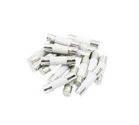 Fusible cerámico de acción rápida, 5 x 20 mm/6 x 30 mm, 250 V, 0,1 A, 0,25 A, 0,5 A, 1 A, 1,5 A, 2 A, 2,5 A, 3 A, 3,15 A, 4 A, 5 A, 6 A, 6,3 A, 8 A, 10 A, 15 A, 16 A, 20 A, 10 unidades.(6.3A,6x30MM)