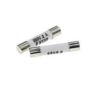 Fusible cerámico de acción rápida, Paquete de 100 fusibles cerámicos acción rápida RO55 5x25 mm, 250 V, 0,5 A-30 A, for protección circuitos(100PCS 13A)