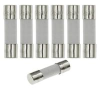 Fusible cerámico para red doméstica, Fusible cerámico de acción rápida, 5 x 20 mm, 250 V, 0,1 A-30 A, 100 unidades(2A)