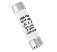 Fusible cil¨ªndrico de alta rotura de 10 piezas, con dispositivo indicador 10x38 380-500Vac(6A)