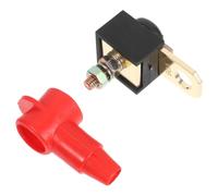 Fusible de Arranque para Coche con Tapa, Conjunto de Protección ABS | Recambio para Mantenimiento Automotriz, Hierro y Cobre, PVC Resistente, Instalación Fácil, Reemplazo Práctico