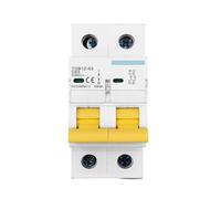 Fusible de corriente continua unipolar con curva C, disyuntor 2P DC 600V