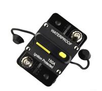 Fusible de disyuntor de 12 V 48 V 300 amperios con interruptor de reinicio manual para uso automotriz y marino en entornos hostiles (150 A)