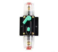 Fusible de disyuntor de reinicio manual 10 A 100 A para 12 V, 24 V, 48 V CC, protección de alimentación de audio de coche y barco, impermeable con prevención de sobrecarga y sobretensiones (20 A)