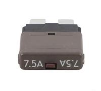 Fusible de disyuntor de reinicio manual tipo ATC de 12 V 24 V hasta 28 V CC para circuitos eléctricos automotrices, vehículos recreativos marinos y carreras SAE J553 (7.5 A)