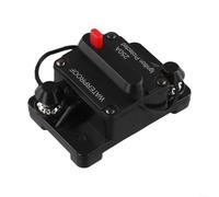 Fusible de disyuntor impermeable con clasificación IP67 con reinicio manual para 12 V 24 V CC, perfecto para camiones y caravanas (250 A)