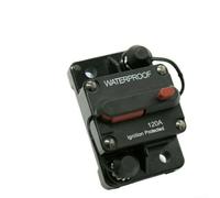 Fusible de disyuntor impermeable con clasificación IP67 con reinicio manual para 12 V 24 V CC, perfecto para camiones y caravanas (120 A)