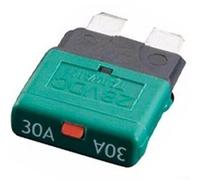 Fusible de hoja de disyuntor de 12 V/24 V, dispositivo de protección térmica de reinicio automático, 5A-30 A, compatible con caja de fusibles ATC para aplicaciones marinas automotrices, rango de