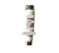 Fusible de tubo cerámico con núcleo R028 RO28 BLA 600V15A 15A RO28 15A uno