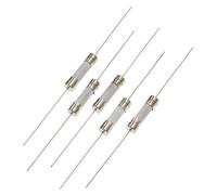 Fusible de tubo de vidrio de 0,65 A, 0,7 A, 0,75 A, 0,8 A, 0,85 A, 0,9 A y 1 A, 5000 V, 700 mA, 6 x 40 mm, alta presión, 5 unidades(Slow break T,1A)