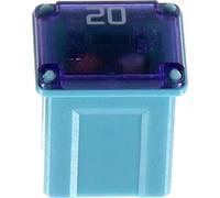 Fusible J-Case Low Perfil, 58 V/20 A, azul claro