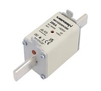 Fusible NH1GG50V200: fusión 200A 500VAC 250VDC gG cerámica, industria MERSEN