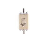 Fusible rápido cerámico CC NTOO-1000VDC-100A de contacto cuchilla Núcleo fusible PV-00