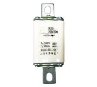 Fusible rápido RSO RS3 RS0-200A 150A 100A 80A 500V cerámico cuadrado Núcleo de fusible(Rs0-200 Copper Sheet,200A)