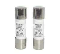 Fusible RO16 RT28-63 500V 50A tubo portafusible cerámico 14X51mm 10 unids/caja