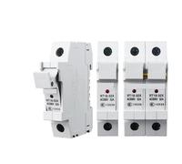 Fusible RT18/RT14-18 500V AC 1P/2P 16A 20A 25A Panel de propósito Mantenimiento de Equipos de máquina 1 Uds(16A,1P Base led and Fuse)