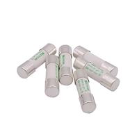 Fusible solar fotovoltaico de 10 Uds., 1000V CC, 10x38mm, 1A, 3A, 5A, 10A, 15A, 20A, 25A, 30A, for protección del sistema energía fotovoltaica(10A)