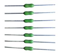 Fusible verde de 2,4 x 7 mm con cable axial, 125/250 V, 0,4 x 7, 63 mA, 125 mA, 250 mA, 1 A, 2 A, 3 A, 4 A, 5 A, 7 A, 8 A, 10 A, de fusión rápida, resistencia PICO.(F0.5A)