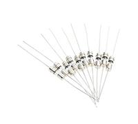 fusibles 10PCS 3.6 * 10 Fusible de tubo vidrio Rápido o lento 250V 0.5A 1A 1. 2A 3A .15A 4A 8A 10A con Pin .6x10mm(5a,Slow blow)