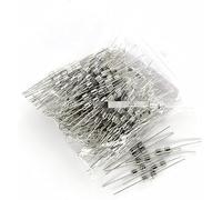 fusibles 10PCS Fusible de tubo vidrio Rotura rápida con pin 3.6x10mm 0.5A 1A 1. 2A 3A 4A 8A 10A 250V soplado rápido * 10mm F0. F2A(0.5A)